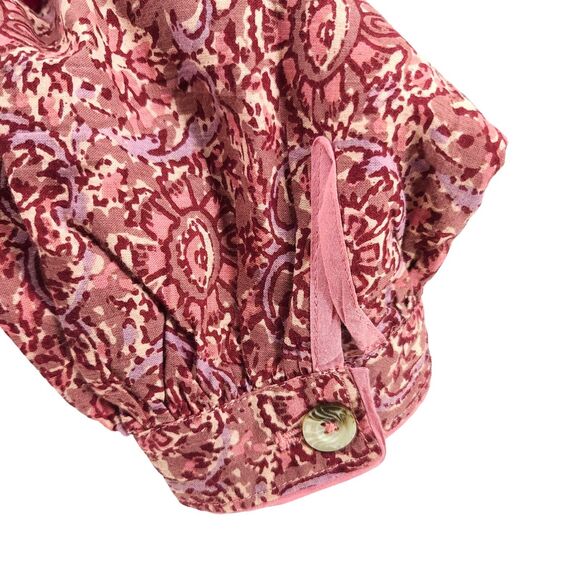 Free People Rosalina Floral Print Tie Front Jacket Medium - Picture 10 of 10